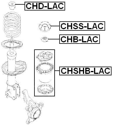 CHD-LAC - FRONT SHOCK ABSORBER JOUNCE BUMPER