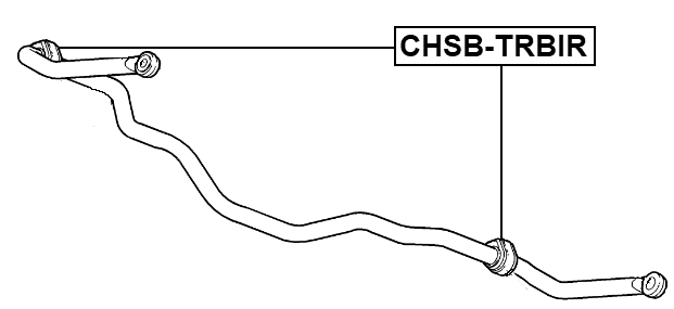 CHSB-TRBIR - REAR STABILIZER BAR BUSH D22.1