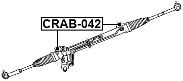 CRAB-042 - STEERING RACK BUSHING