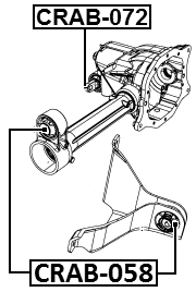 CRAB-072 - FRONT DIFFERENTIAL BUSHING