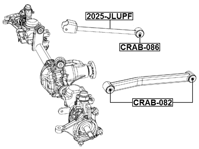 CRAB-082 - FRONT ROD BUSHING