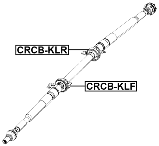 CRCB-KLR - DRIVE SHAFT BEARING