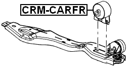 CRM-CARFR - FRONT ENGINE MOUNT