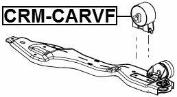 CRM-CARVF - FRONT ENGINE MOUNT