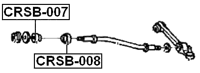CRSB-007 - FRONT STRUT ROD CUSHION