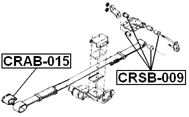 CRSB-009 - REAR SPRING BUSHING