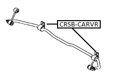 CRSB-CARR - REAR STABILIZER BAR BUSH D17