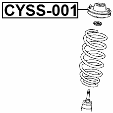 CYSS-001 - FRONT SHOCK ABSORBER MOUNTING