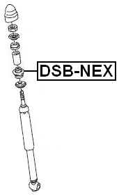 DSB-NEX - REAR SHOCK ABSORBER BUSHING