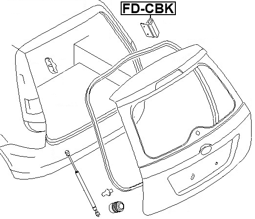 FD-CBK - TRUNK LID CUSHION