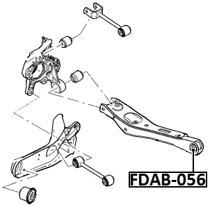 FDAB-056 - REAR ARM BUSHING