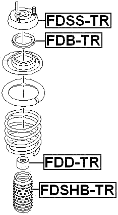 FDB-TR - FRONT SHOCK ABSORBER BEARING