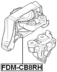 FDM-CB8RH - RIGHT ENGINE MOUNT (HYDRO)