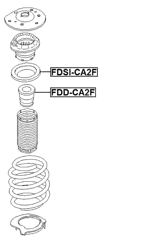 FDSI-CA2F - SPRING UPPER SEAT