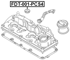 FDT-001-PCS4 - O-RING FUEL INJECTOR PCS 4