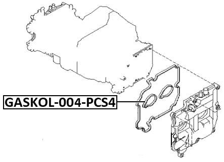 GASKOL-004-PCS4 - SEAL RING, SPARK PLUG TUBE PCS 4
