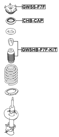 GWSS-F7F - FRONT SHOCK ABSORBER MOUNTING