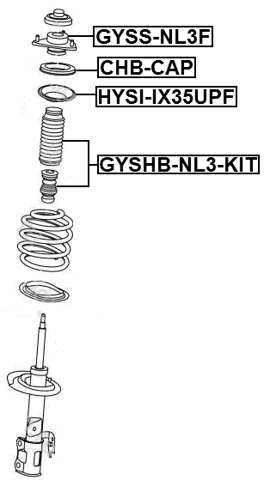 GYSS-NL3F - FRONT SHOCK ABSORBER MOUNTING