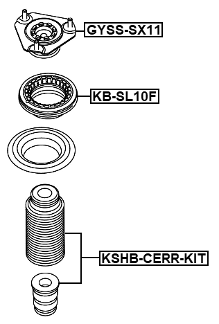 GYSS-SX11 - FRONT SHOCK ABSORBER MOUNTING