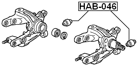 HAB-046 - REAR KNUCKLE BUSHING