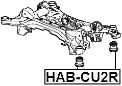 HAB-CU2R - SUBFRAME BUSHING