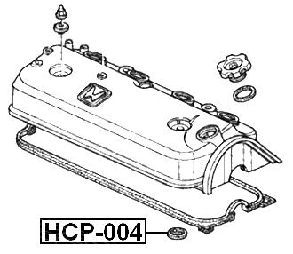 HCP-004 - SEAL RING, SPARK PLUG TUBE