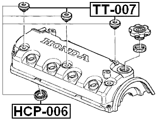 HCP-006 - SEAL RING, SPARK PLUG TUBE