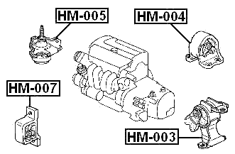 HM-003 - TRANSMISSION MOUNT AT