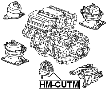HM-CUTM - TRANSMISSION MOUNT