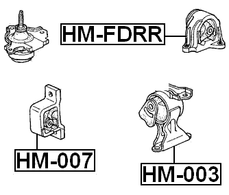 HM-FDRR - REAR ENGINE MOUNT
