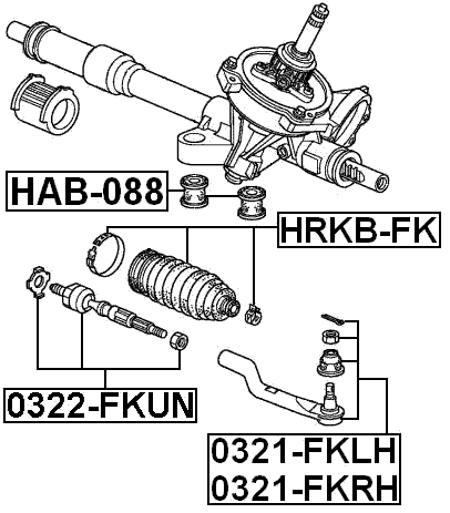 HRKB-FK - STEERING GEAR BOOT