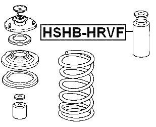 HSHB-HRVF - FRONT SHOCK ABSORBER BOOT