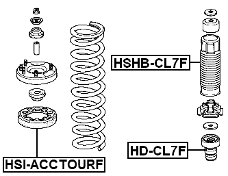 HSI-ACCTOURF - SPRING UPPER SEAT