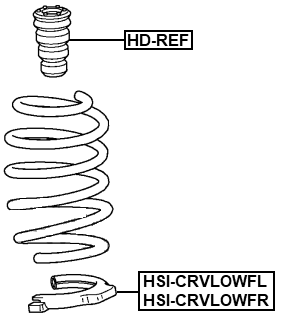 HSI-CRVLOWFR - SPRING LOWER SEAT