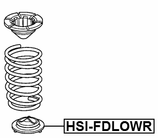 HSI-FDLOWR - REAR SPRING LOWER SEAT