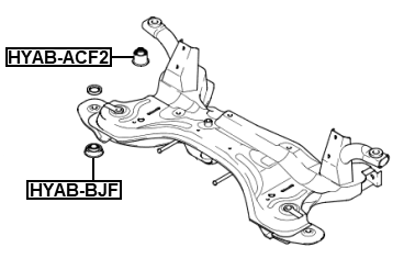 HYAB-BJF - SUBFRAME FRONT BUSHING