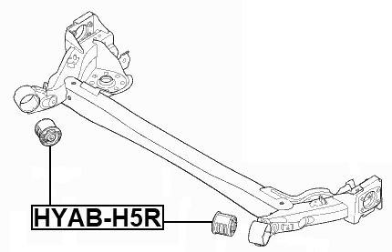 HYAB-H5R - REAR CROSSMEMBER BUSHING