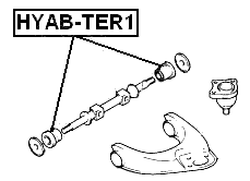 HYAB-TER1 - BUSHING, FRONT UPPER CONTROL ARM