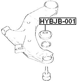 HYBJB-001 - BALL JOINT BOOT 38.5X31X16