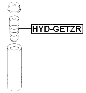 HYD-GETZR - REAR SHOCK ABSORBER JOUNCE BUMPER