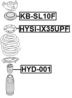 HYSI-IX35UPF - SPRING UPPER SEAT