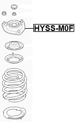 HYSS-M0F - FRONT SHOCK ABSORBER MOUNTING