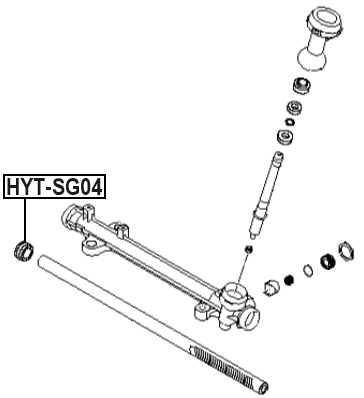 HYT-SG04 - STEERING RACK BUSHING