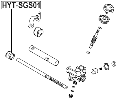HYT-SGS01 - STEERING RACK BUSHING