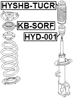 KB-SORF - FRONT SHOCK ABSORBER BEARING