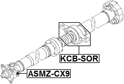 KCB-SOR - DRIVE SHAFT BEARING (REPAIR KIT)