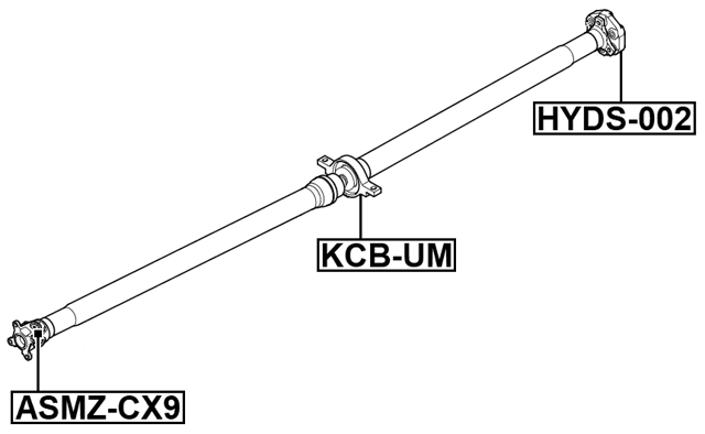 KCB-UM - DRIVE SHAFT BEARING