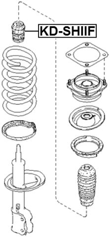 KD-SHIIF - FRONT SHOCK ABSORBER JOUNCE BUMPER