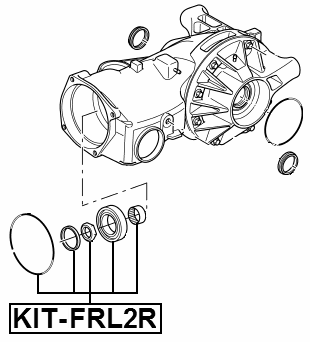 KIT-FRL2R - REPAIR KIT, ROLLER BEARING REAR AXLE SHAFT