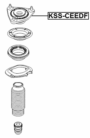 KSS-CEEDF - FRONT SHOCK ABSORBER MOUNTING